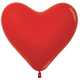 11" Fashion Red Heart (50ct) - Sempertex
