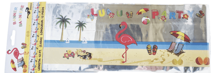 12' Banner - Luau Party