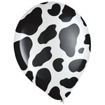 12" Cow Print (6ct) - Amscan