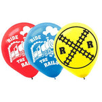 12" Latex Balloons - Thomas All Aboard (6ct) - Amscan