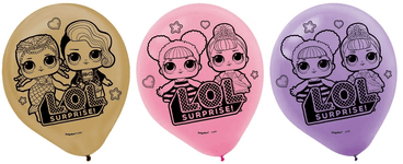 12" LOL Surprise (6ct) - Amscan