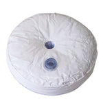 16" Pour-A-Base™ – White - Silver Rainbow