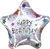 Happy Birthday Stars Holographic 32" Balloon