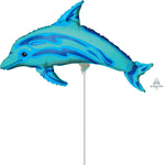 14" Blue Dolphin - Anagram
