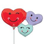 14" Cute Heart Trio (10ct) - Anagram