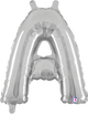 14" Megaloon Jr. Letter A - Silver (5ct) - Betallic