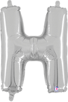 14" Megaloon Jr. Letter H - Silver (5ct) - Betallic