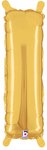 14" Megaloon Jr. Letter I - Gold (5ct) - Betallic