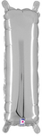 14" Megaloon Jr. Letter I - Silver (5ct) - Betallic