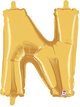 14" Megaloon Jr. Letter N - Gold (5ct) - Betallic