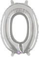 14" Megaloon Jr. Letter O - Silver (5ct) - Betallic