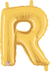 14" Megaloon Jr. Letter R - Gold (5ct) - Betallic