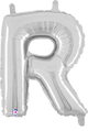 14" Megaloon Jr. Letter R - Silver (5ct) - Betallic