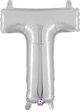 14" Megaloon Jr. Letter T - Silver (5ct) - Betallic