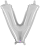 14" Megaloon Jr. Letter V - Silver (5ct) - Betallic