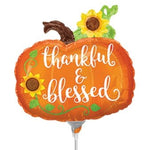14" Thankful & Blessed Pumpkin (10ct) - Anagram