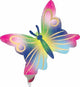 14" Watercolor Butterfly - Anagram