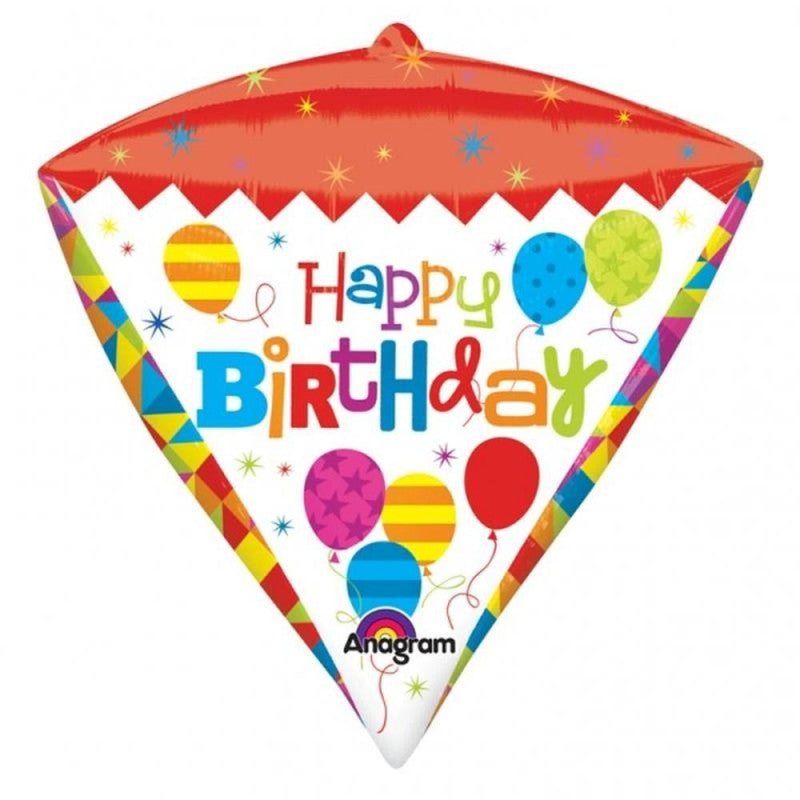 15" Diamondz - Happy Birthday Balloons - Anagram