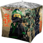 15" Ninjago Cubez Foil Balloon 1ct - Anagram
