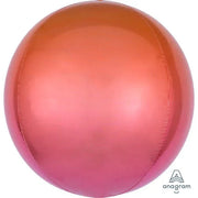 15" Ombre Orbz  - Red & Orange - Anagram