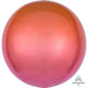 15" Ombre Orbz  - Red & Orange - Anagram
