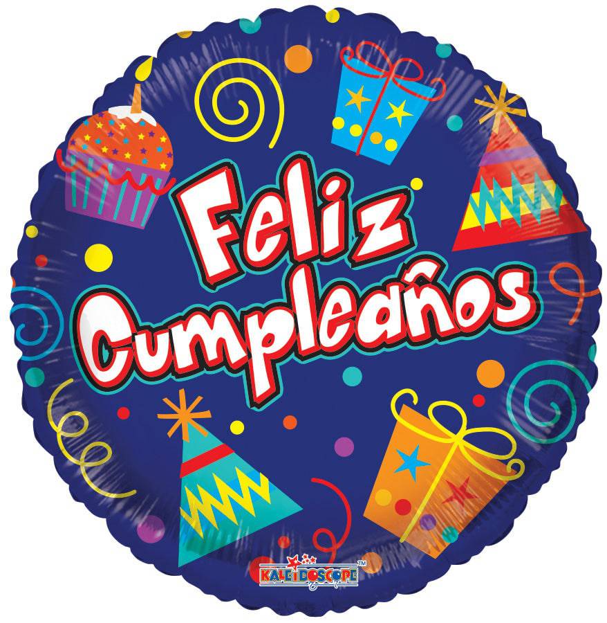18" Feliz Cumpleanos (100ct) - Conver USA