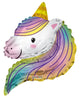 Mini Shape Unicorn Rainbow 12″ Balloons (requires heat-sealing)