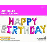 16" Balloon Banner - Multicolor Happy Birthday - Creative Converting