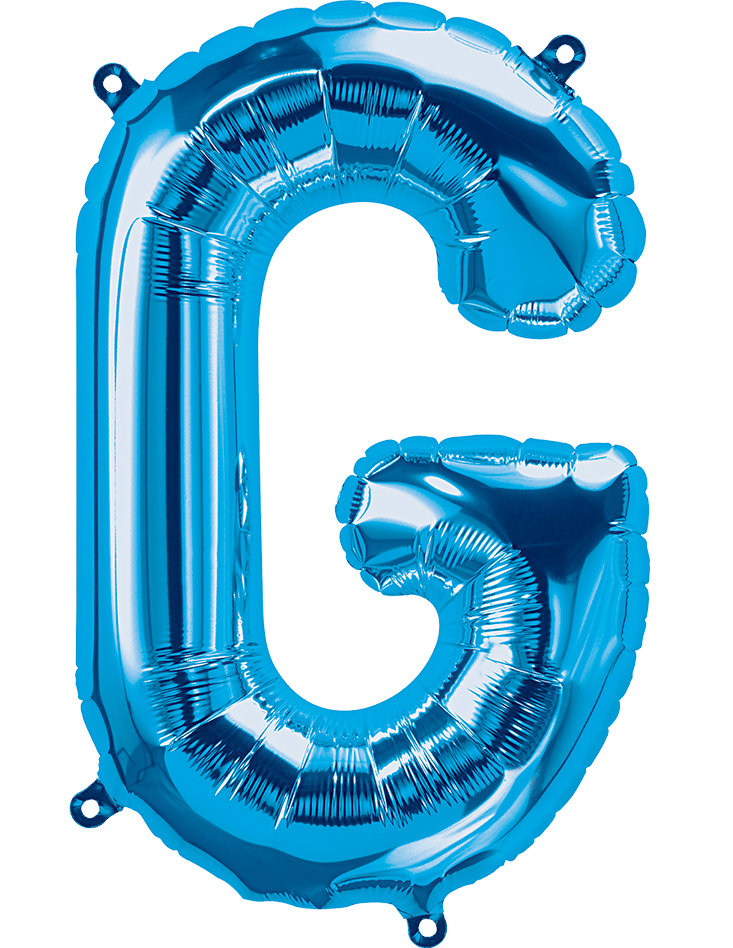 16" Balloon Letters - Blue - Party America