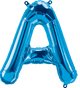 16" Balloon Letters - Blue - Party America