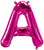 16" Balloon Letters - Magenta