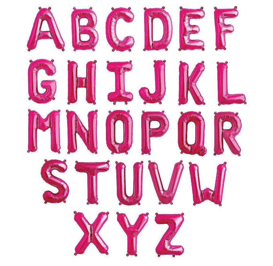 16" Balloon Letters - Magenta