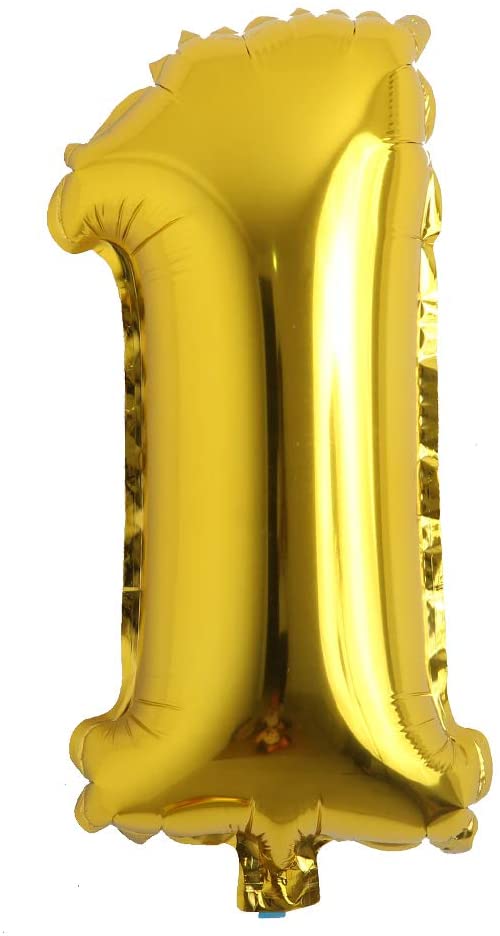 16" Balloon Numbers - Gold - Party America