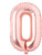 16" Balloon Numbers - Rose Gold - Party America