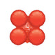 16" MagicArch™ Small - Red Metallic (10ct) - Anagram