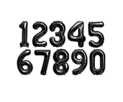 34" Balloon Numbers - Black - Party America
