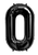 34" Balloon Numbers - Black Conver USA