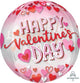 15" Orbz - Happy Valentine's Day Pink & Red Hearts - Anagram