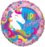18" Rainbow Unicorn (100ct) - Conver USA