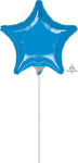 Blue Star 9" Air-fill Balloon (requires heat sealing)