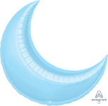 Pastel Blue Crescent 35" Balloon