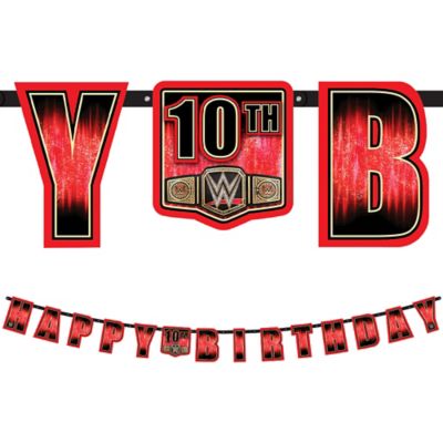 10' Jumbo Banner Kit - WWE Wrestling - Amscan