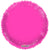 Neon Hot Pink Circle 18″ Balloon