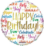 18" Happy Birthday - Messages (100ct) - Conver USA