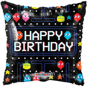 18" Happy Birthday - Pac-Man (100ct) - Conver USA
