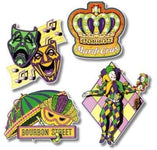 16" Mardi Gras Cutout - Assortment (4ct) - The Beistle Company
