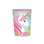 16oz Plastic Cup - Magical Unicorn (12ct) - Amscan