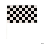 16x11 B&W Checkered Flags 16″ by Fun Express from Instaballoons