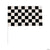 16x11 B&W Checkered Flags 16″ by Fun Express from Instaballoons