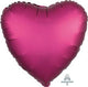 17" Heart - Satin Luxe Pomegranate (20ct) - Anagram